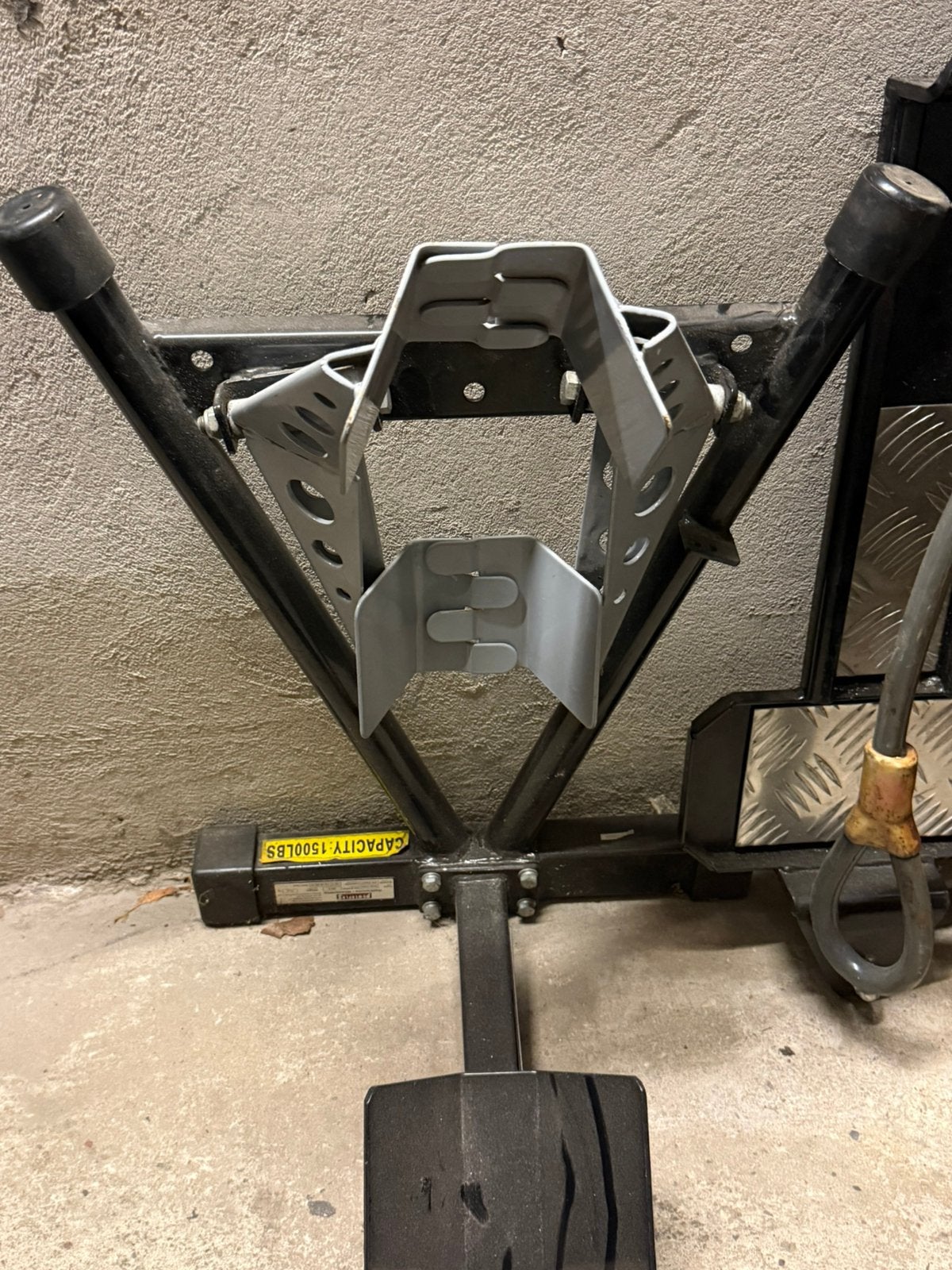Motor inrijsteun, Ophalen, Gebruikt