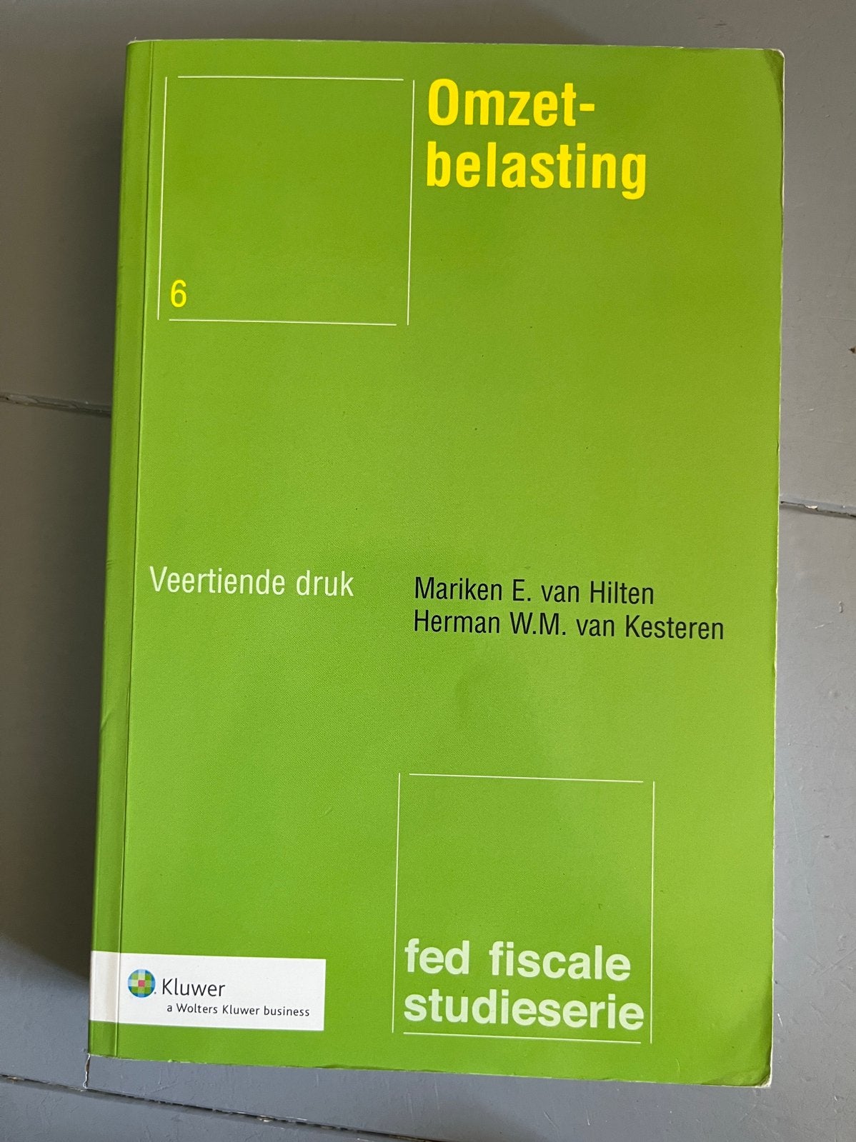 M.E. van Hilten - Omzetbelasting, Sociale wetenschap, Ophalen of Verzenden, Zo goed als nieuw, M.E. van Hilten; H.W.M. van Kesteren