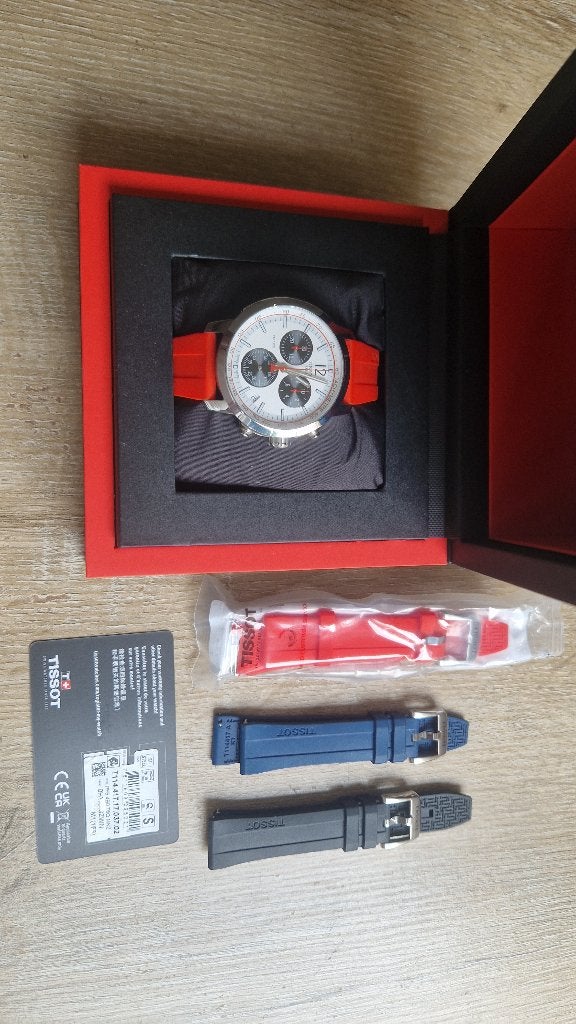 ** PRIJSVERLAGING** Tissot PRC200 T114.417.17.037.02, Overige merken, Staal, Polshorloge, Overige materialen