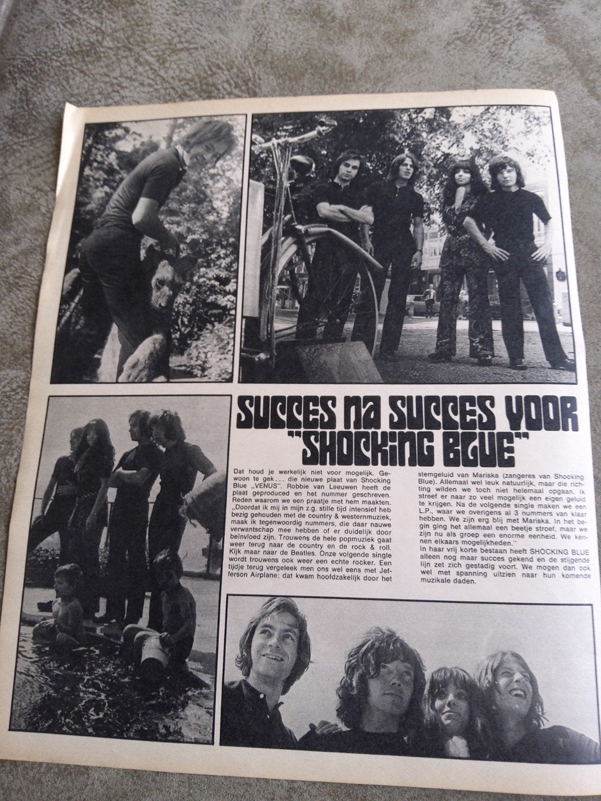 shocking Blue, Ophalen of Verzenden, Zo goed als nieuw, Boek, Tijdschrift of Artikel