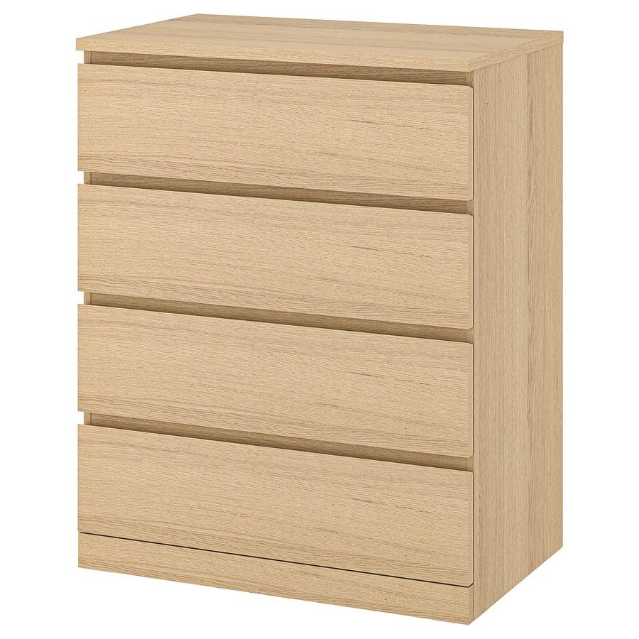 IKEA MALM Chest of drawers with 4 drawers, super clean, Ophalen, 50 tot 100 cm, Zo goed als nieuw, Minder dan 100 cm