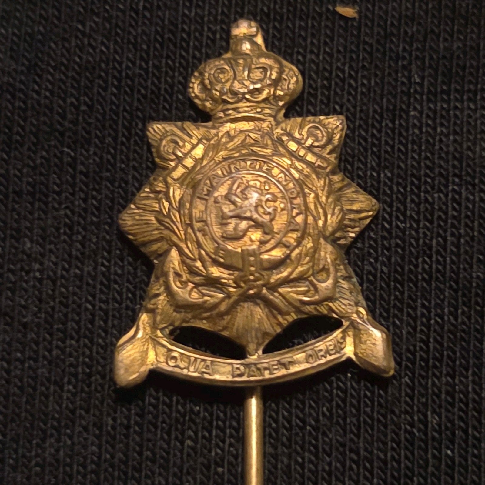 Vintage Gouden Speldje - Korps Mariniers, Ophalen of Verzenden, Gebruikt, Overige onderwerpen, Speldje of Pin