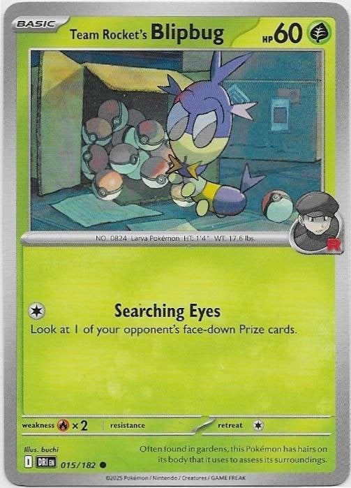 Destined Rivals,  Team Rocket's Blipbug [common] 15/182, Verzenden, Nieuw, Losse kaart