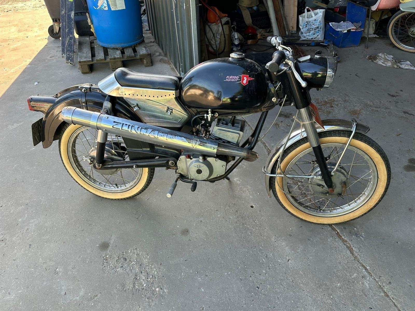 Zundapp KS100 op motorkenteken met 80cc motor, Ophalen of Verzenden, Gebruikt, Overige modellen