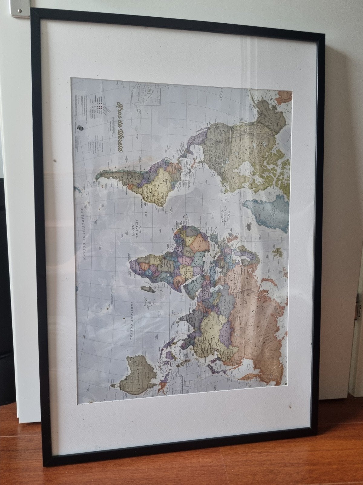 fotolijst 63,5x94,5, Ophalen, Zo goed als nieuw, Zwart, Kunststof