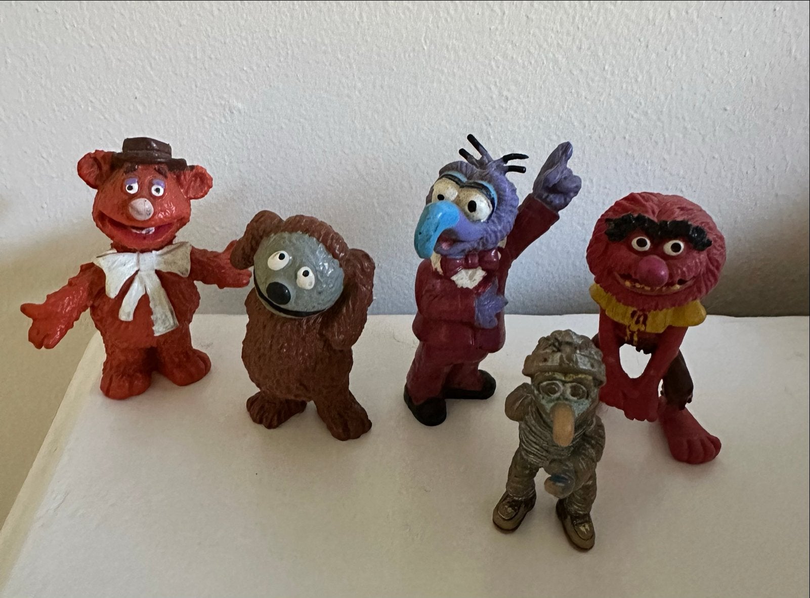Vintage Muppets Figuren Set - Fozzie, Animal, Gonzo, Ophalen of Verzenden