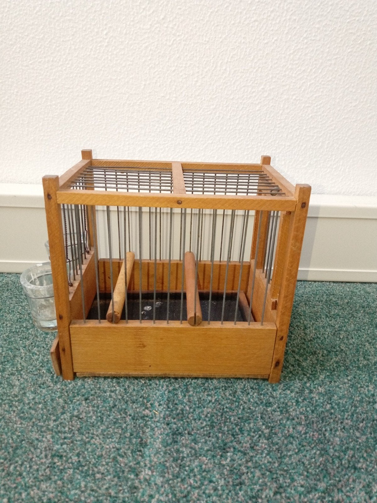 Houten zangkooi/ vogelkooi, Ophalen, Hout, Vogelkooi