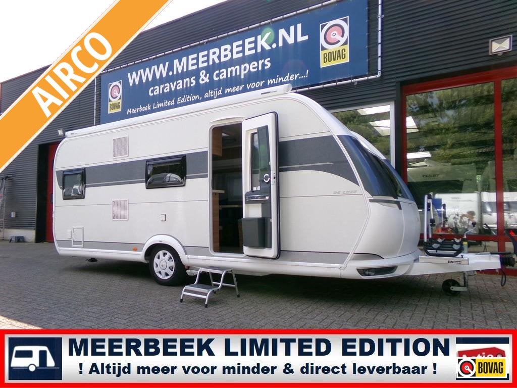 Hobby De Luxe 545 KMF +MOVER +AIRCO+ LUIFEL +POTENSYSTEEM+E, Caravans en Kamperen, Caravans, Hobby, Particulier, Overige typen