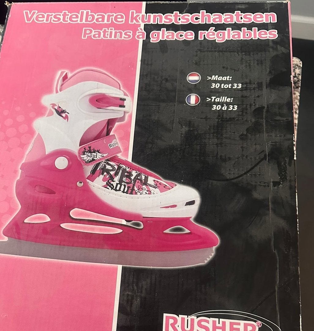 Superleuke roze kinder schaatsen!, Sport en Fitness, Ophalen of Verzenden, Zo goed als nieuw, Kunstschaatsen