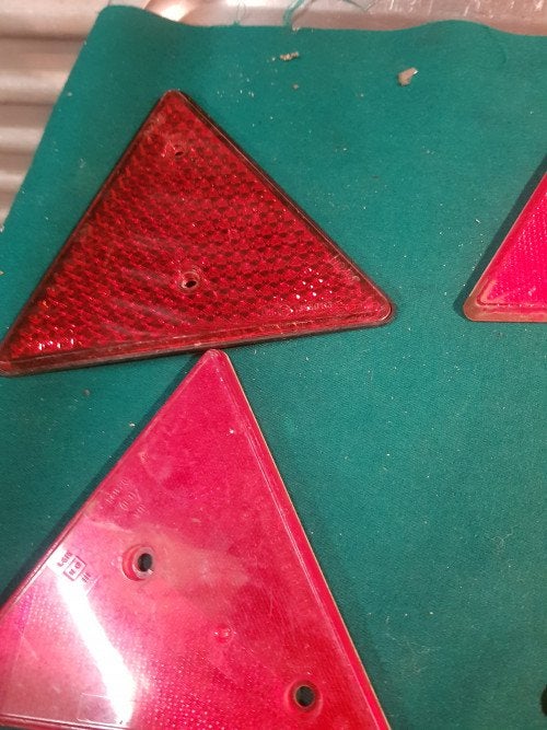 reflector driehoek 5 stuks, Ophalen of Verzenden, 'T Olde Gre-j, Info@toldegrej.nl, Endepoelstraat 20f Didam