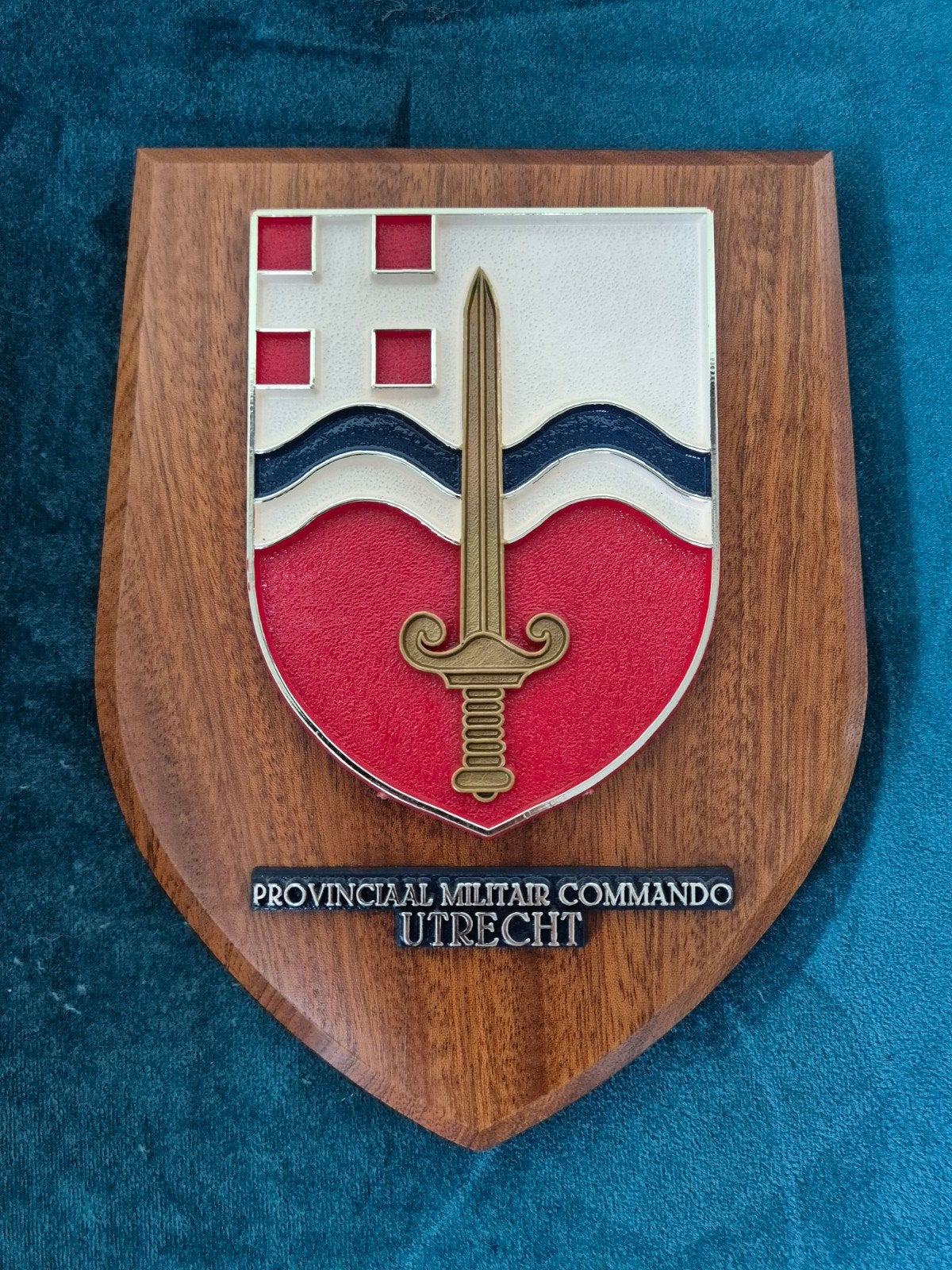 Wapenschild Provinciaal Militair Commando Utrecht, Verzenden, Landmacht, Nederland, Embleem of Badge