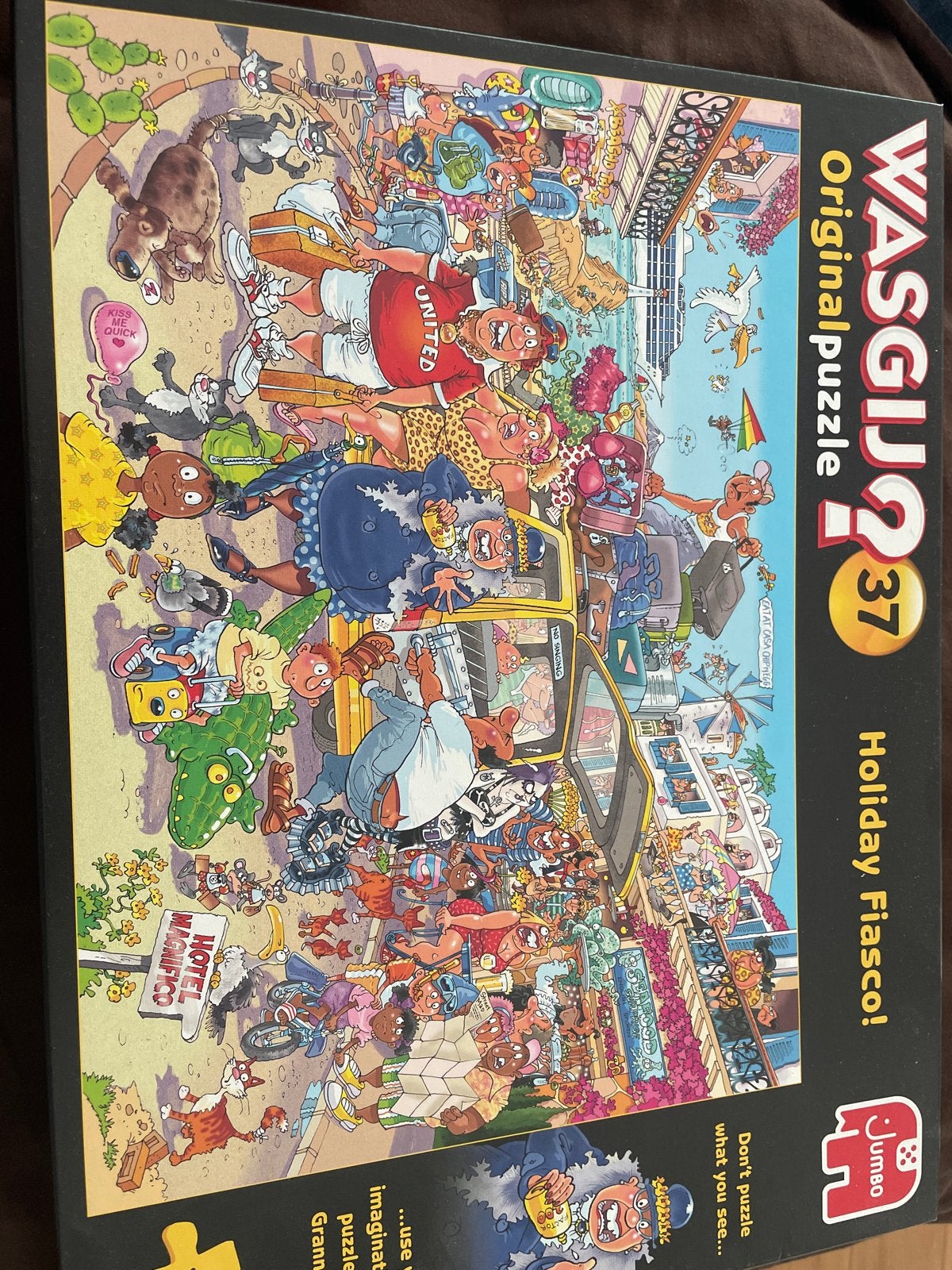 WASGIJ? 37 Holiday Fiasco! Originalpuzzel, Verzenden, Minder dan 500 stukjes, Gebruikt, Legpuzzel