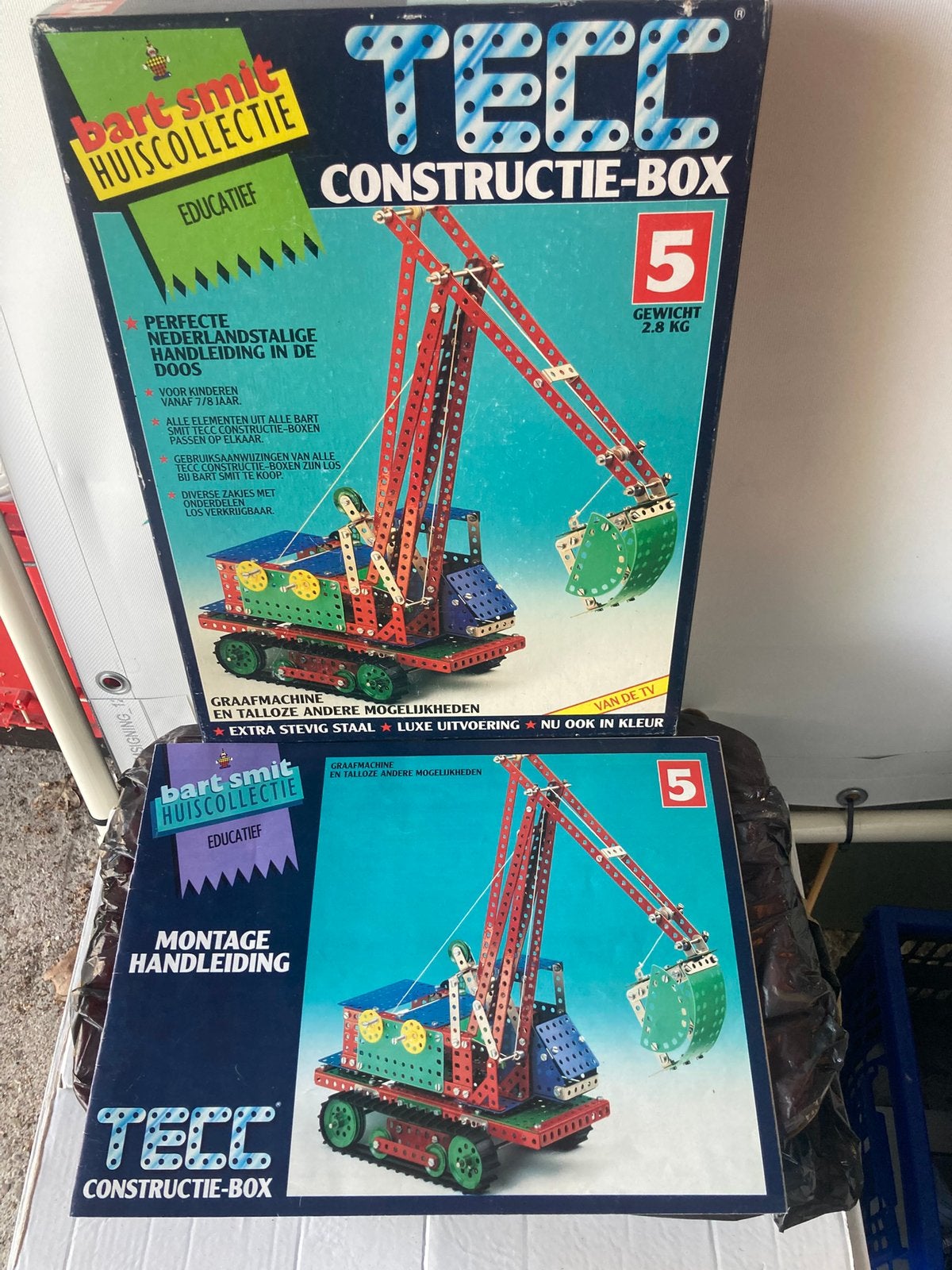 TECC constructiebox hijskraan compleet met instructies, Ophalen, Zo goed als nieuw