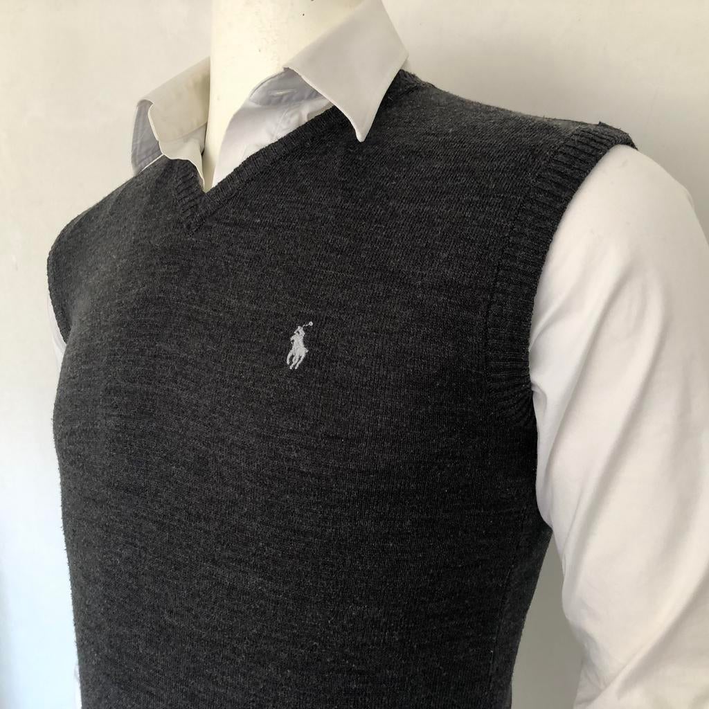 Ralph Lauren spencer - soft grey cotton - heren, Verzenden, Zo goed als nieuw, Maat 48/50 (M), Grijs