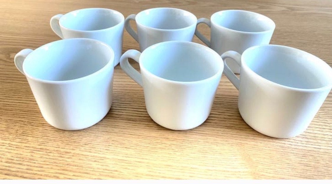 6 porseleinen IKEA kopjes, Huis en Inrichting, IKEA, Ophalen of Verzenden, Zo goed als nieuw, Overige stijlen