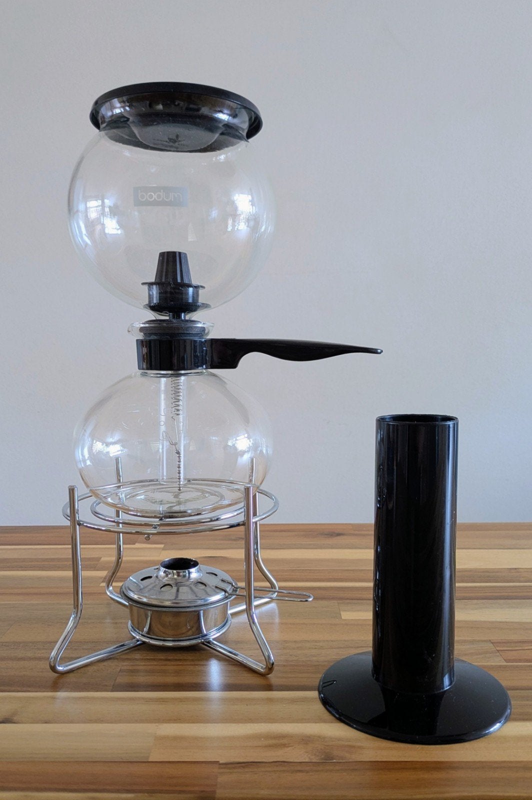 Bodum Pebo vacuüm sifon koffiezetapparaat, Ophalen, Overige modellen, Gemalen koffie, Zo goed als nieuw