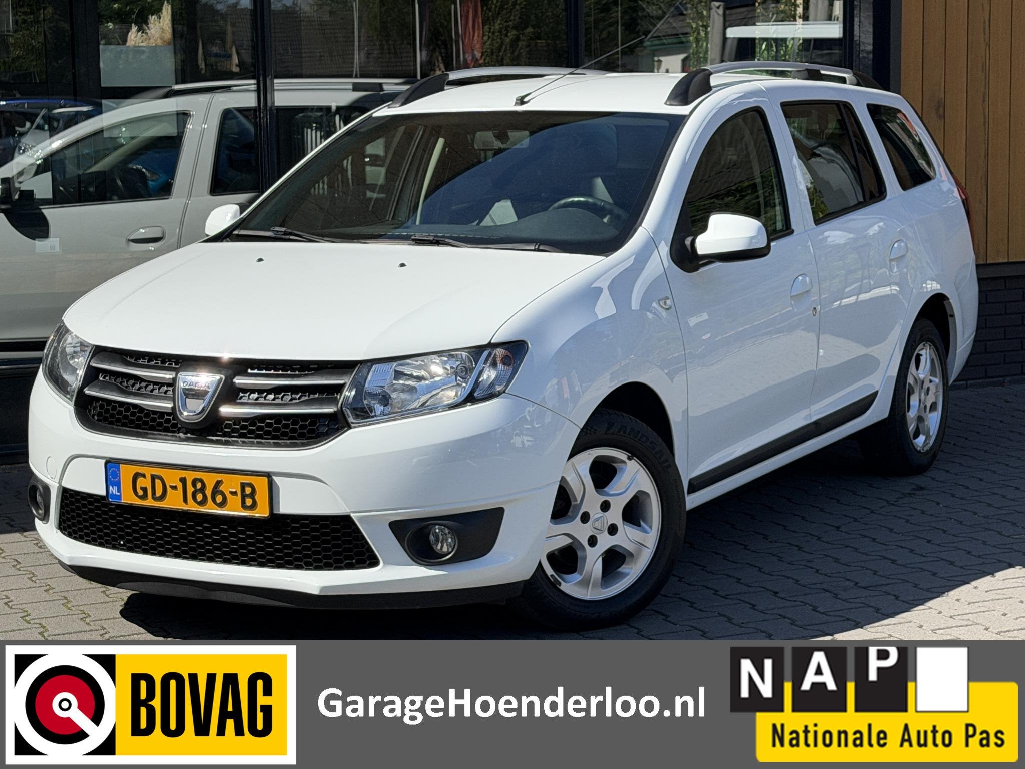 Dacia Logan MCV 0.9 TCe Navigatie, Cruise control, Trekhaak, Auto's, Voorwielaandrijving, Wit, Bedrijf, Handgeschakeld