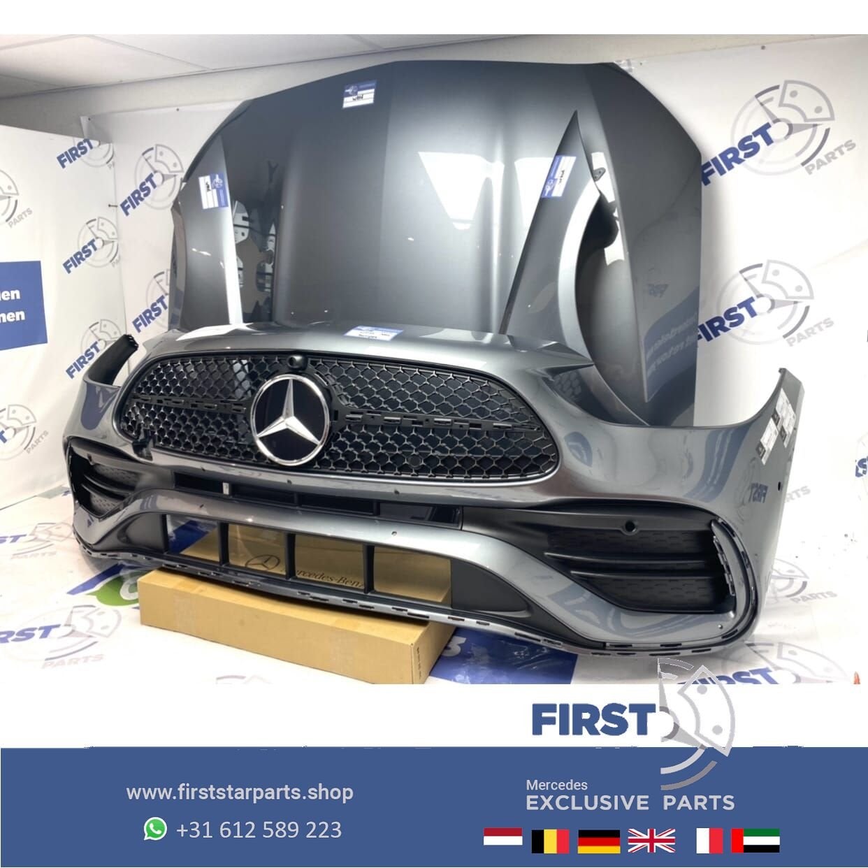 2024 W206 C206 C KLASSE C43 AMG LINE VOORKOP 2021-2024 origi, Auto-onderdelen, Gebruikt, -, Voor, Ophalen of Verzenden