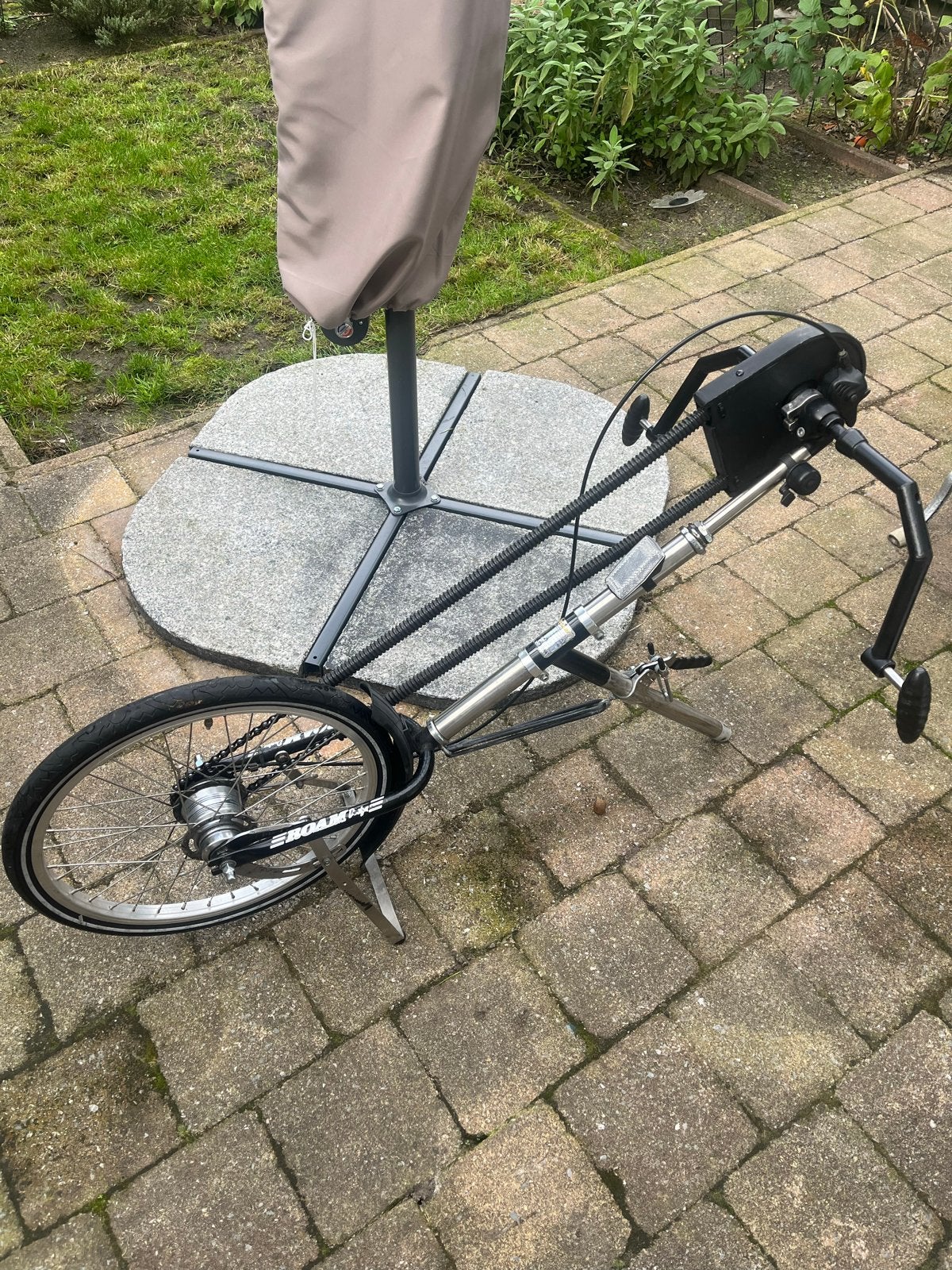 Handbike aankoppelbaar (Roam), Ophalen, Gebruikt