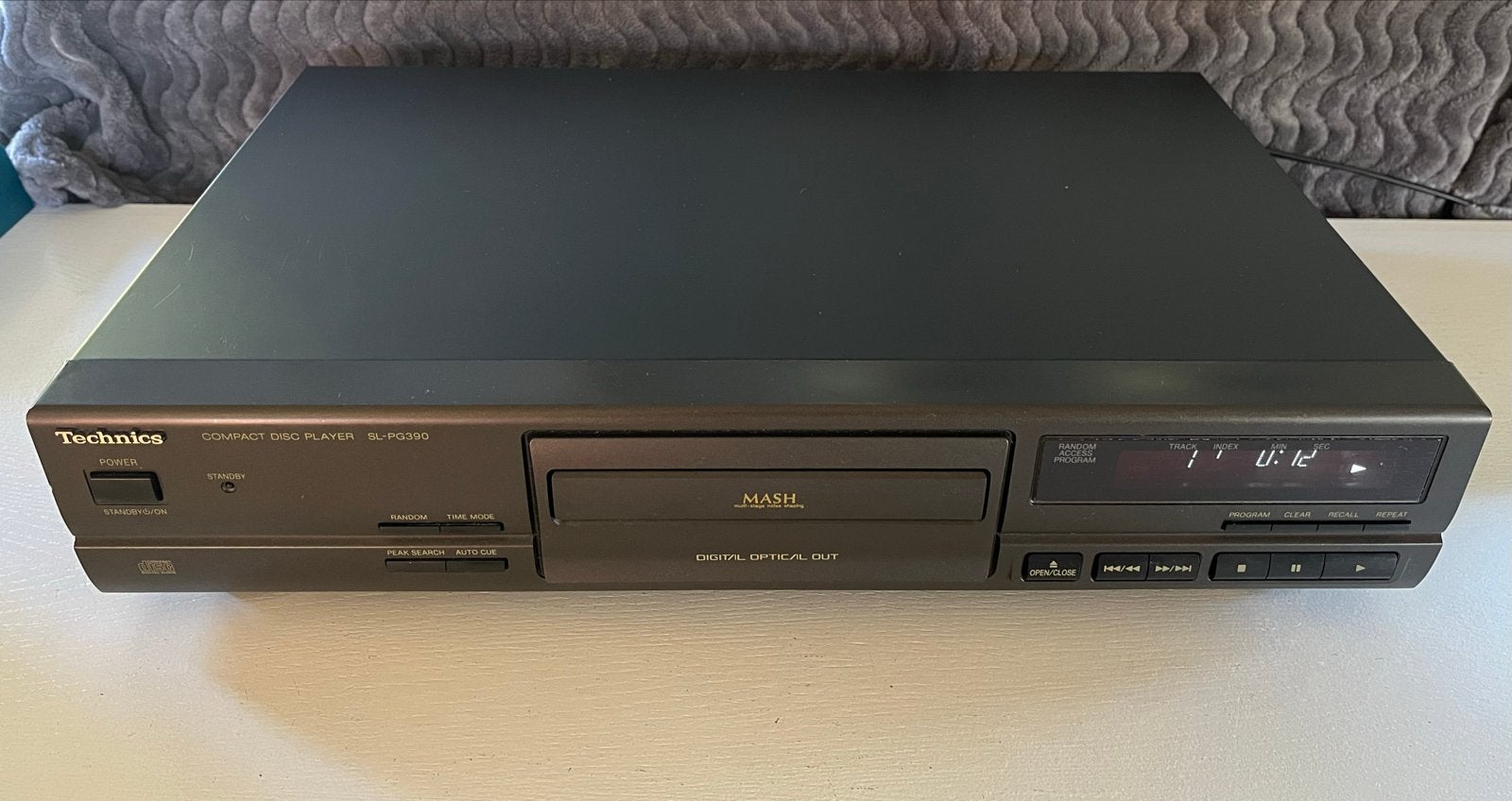 Technics SL-PG390 CD-speler met optische uitgang en MASH, Ophalen of Verzenden, Zo goed als nieuw, Technics