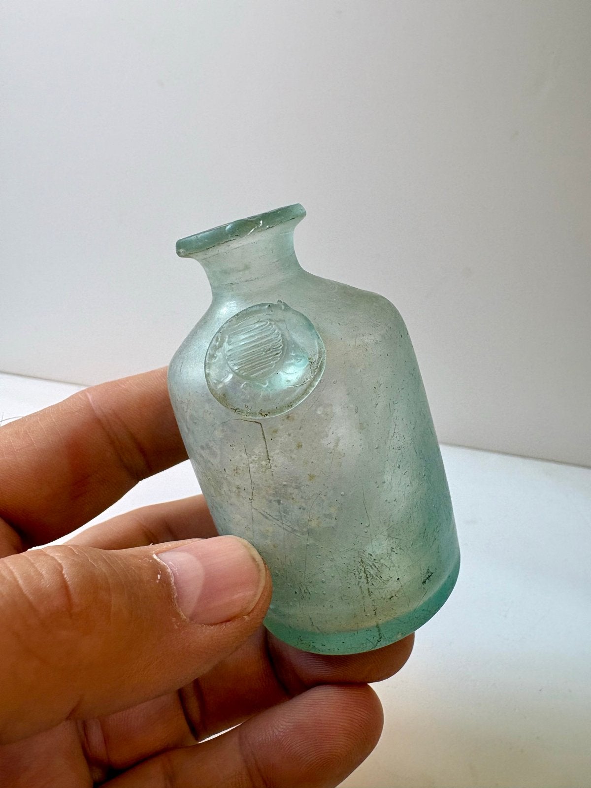 Antiek "Rykseigendom" Militair Apothekersflesje (1815+), Ophalen of Verzenden