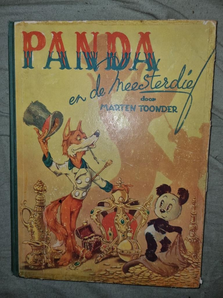 Panda en de Meesterdief - Marten Toonder (1948), Boeken, Ophalen of Verzenden, Gelezen, Marten Toonder