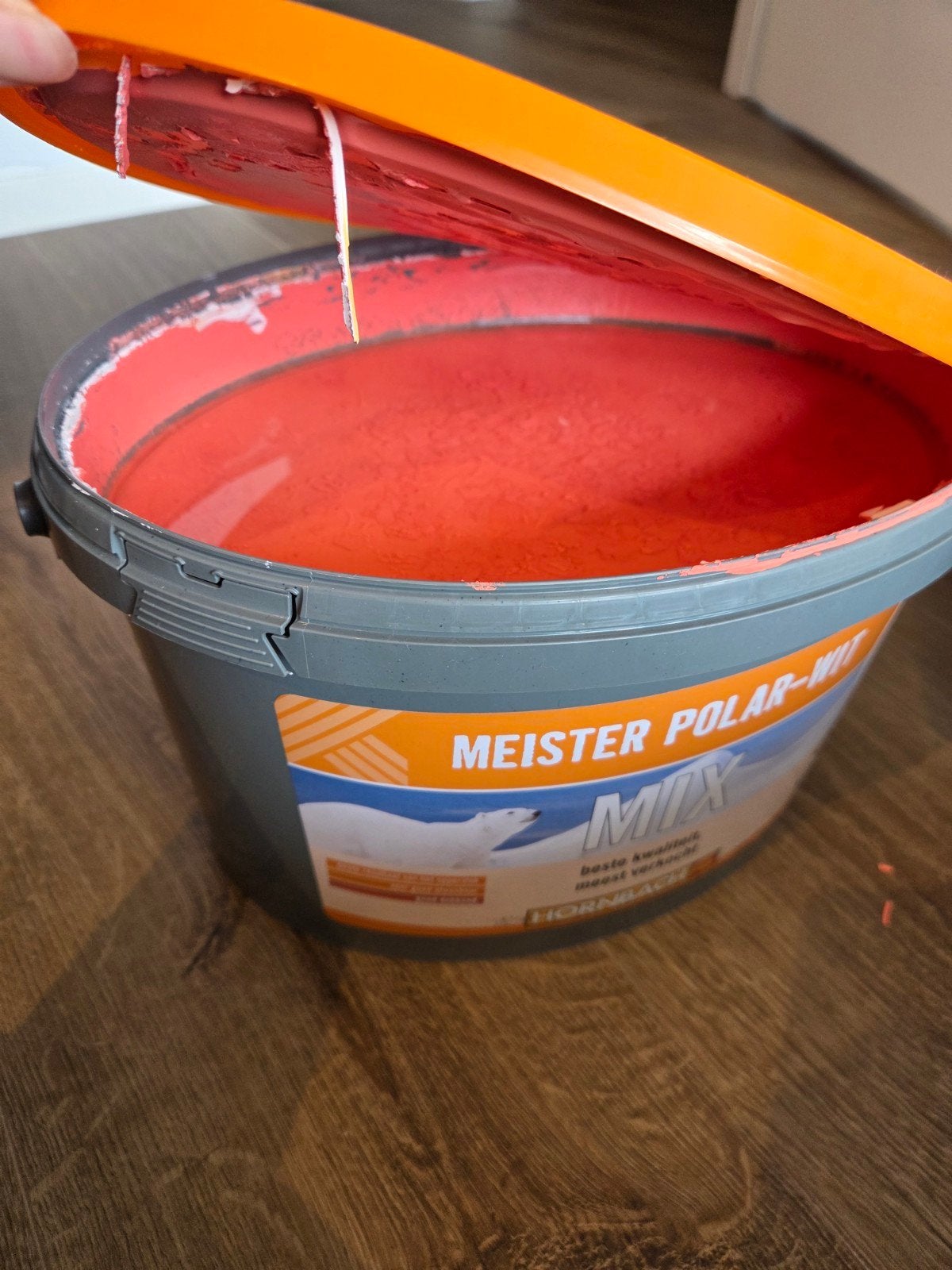 MEISTER POLAR-WIT MIX Verf - Oranje/Koraal | NIEUW, Doe-het-zelf en Verbouw, Verf, Beits en Lak, 5 tot 10 liter, Nieuw, Oranje