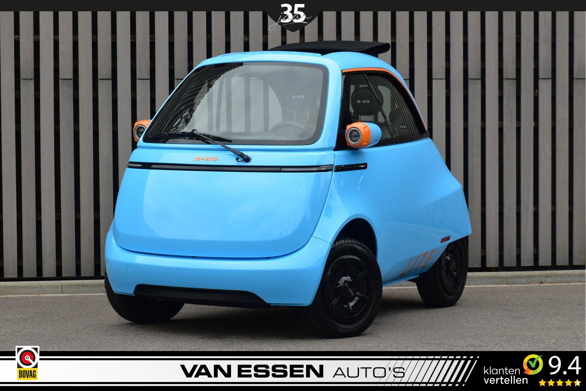 Smart car Brommobiel Microlino Lite 5.5 kWh L6 Venice blue S, Diversen, Brommobielen en Scootmobielen, Gebruikt, Van Essen Auto's