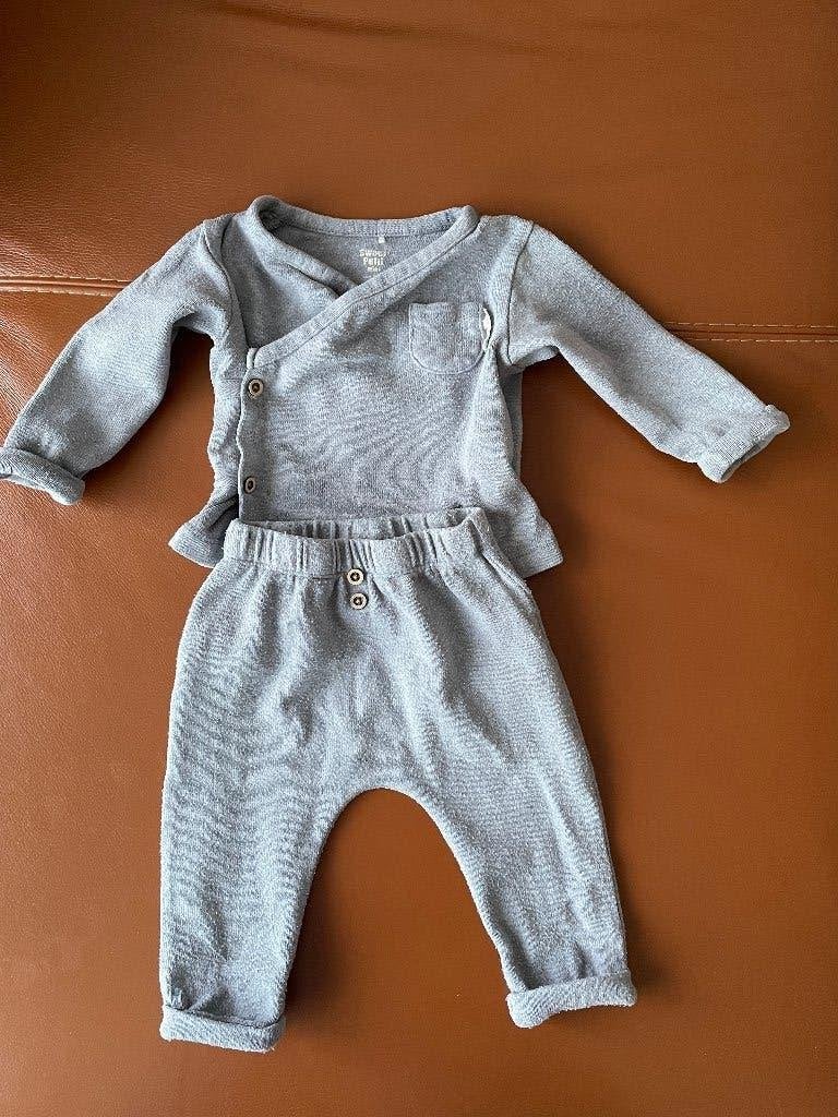 Sweet Petit babypakje blauw maat 62, Kinderen en Baby's, Gebruikt, Sweet Petit, Ophalen of Verzenden, Setje