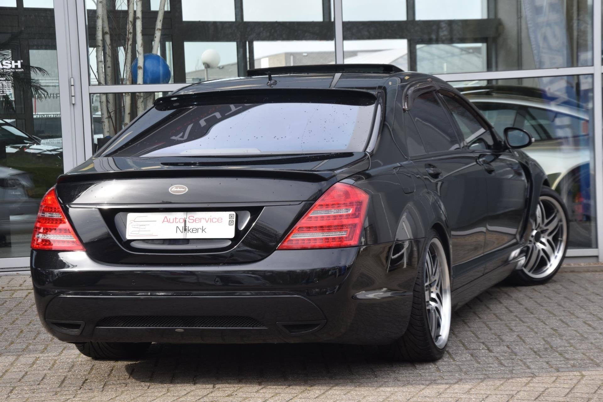 Mercedes-Benz S-klasse S500 Lang V8 Lorinser Youngtimer Soft, Automaat, Achterwielaandrijving, Gebruikt, Zwart