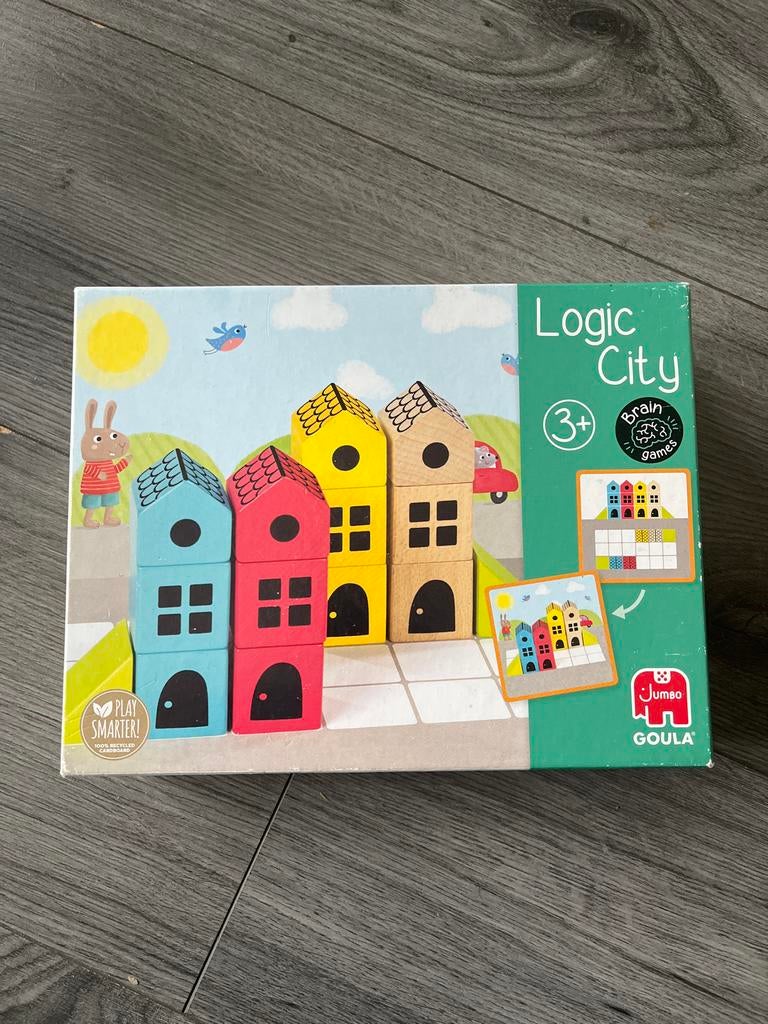 Jumbo Goula Logic City Brain Games (3+), Ophalen, Zo goed als nieuw, Overige merken