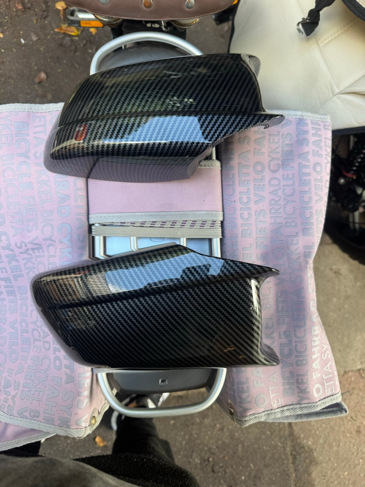 BMW F10 Carbon Spiegelkappen - Sportieve Upgrade, Auto-onderdelen, Ophalen of Verzenden, Gebruikt, BMW