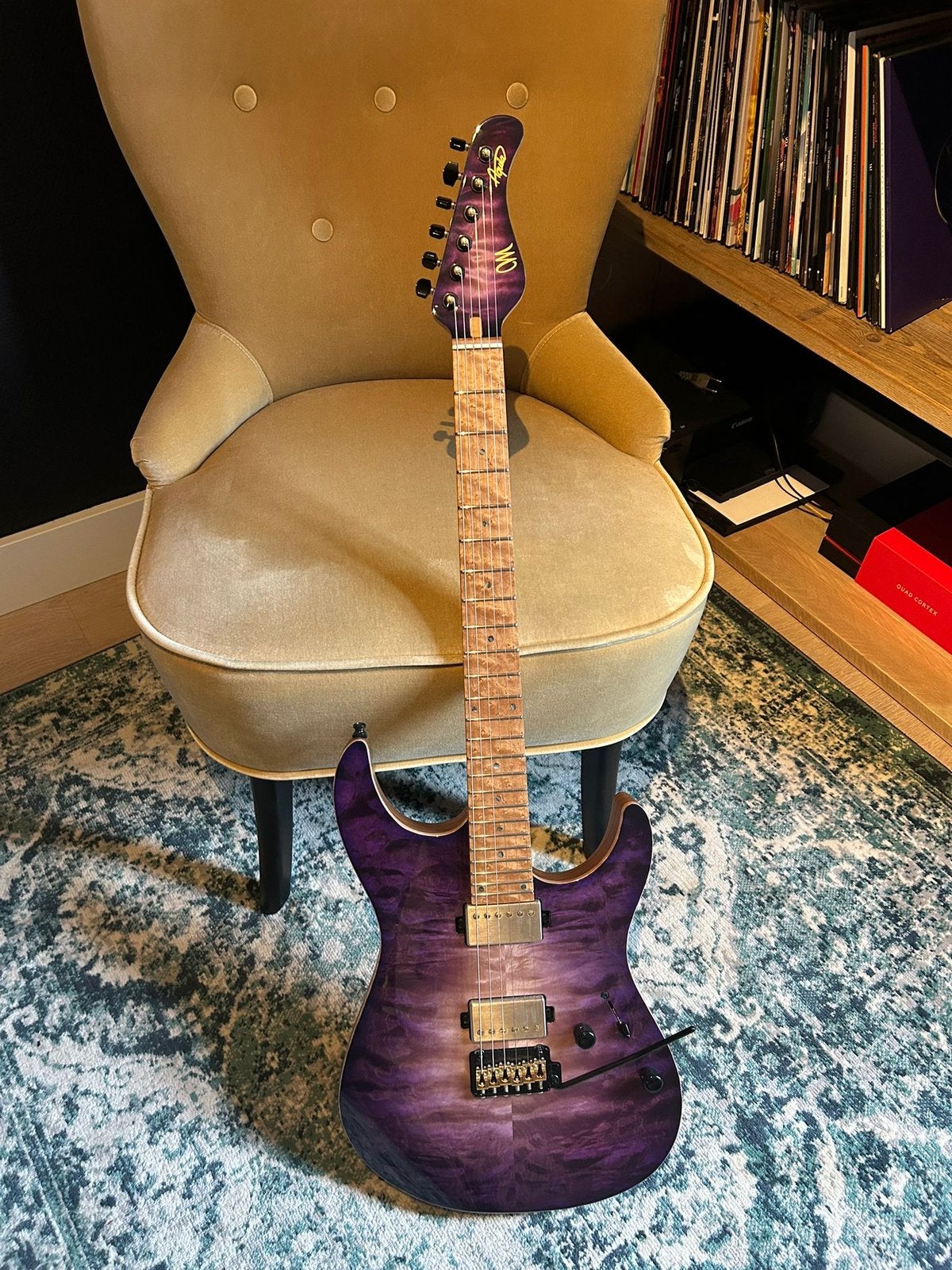 Mayones Aquila 6, Muziek en Instrumenten, Snaarinstrumenten | Gitaren | Elektrisch, Ophalen of Verzenden, Zo goed als nieuw, Solid body