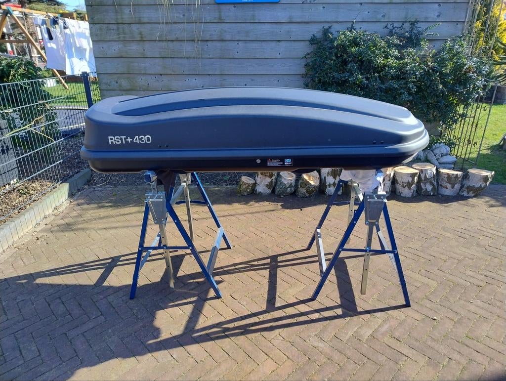 Dakkoffer 430 liter (te huur), Ophalen