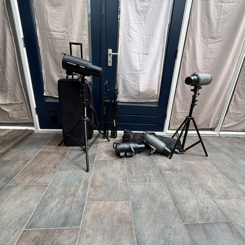 Studioflitsers, Audio, Tv en Foto, Fotografie | Fotostudio en Toebehoren, Ophalen, Inclusief softbox, Zo goed als nieuw, Godox