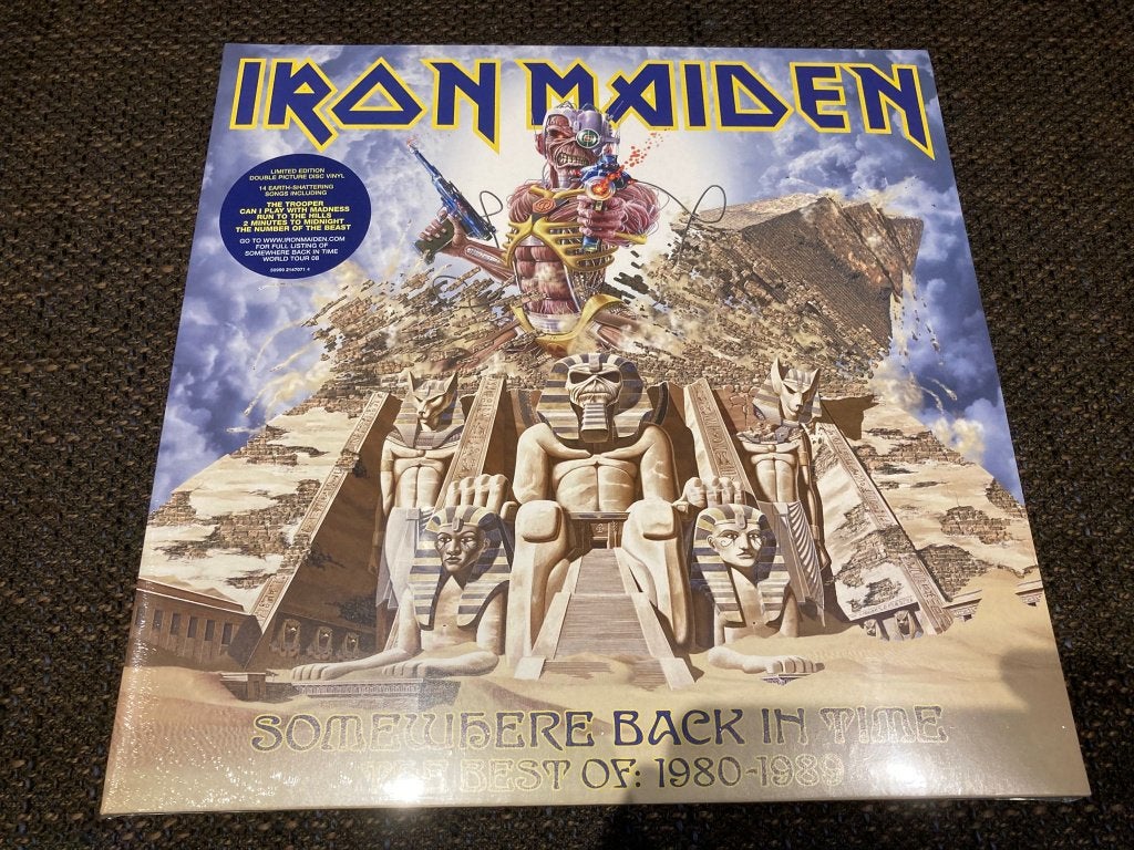 Iron Maiden-Somewhere Back In Time (PD/PictureDisc Lp) Nieuw, Ophalen of Verzenden, 12 inch, Nieuw in verpakking, Geseald
