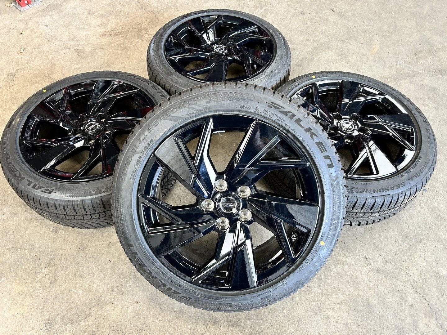 17 inch originele velgen + all season banden Opel Astra L, Gebruikt, -, -, Banden en Velgen