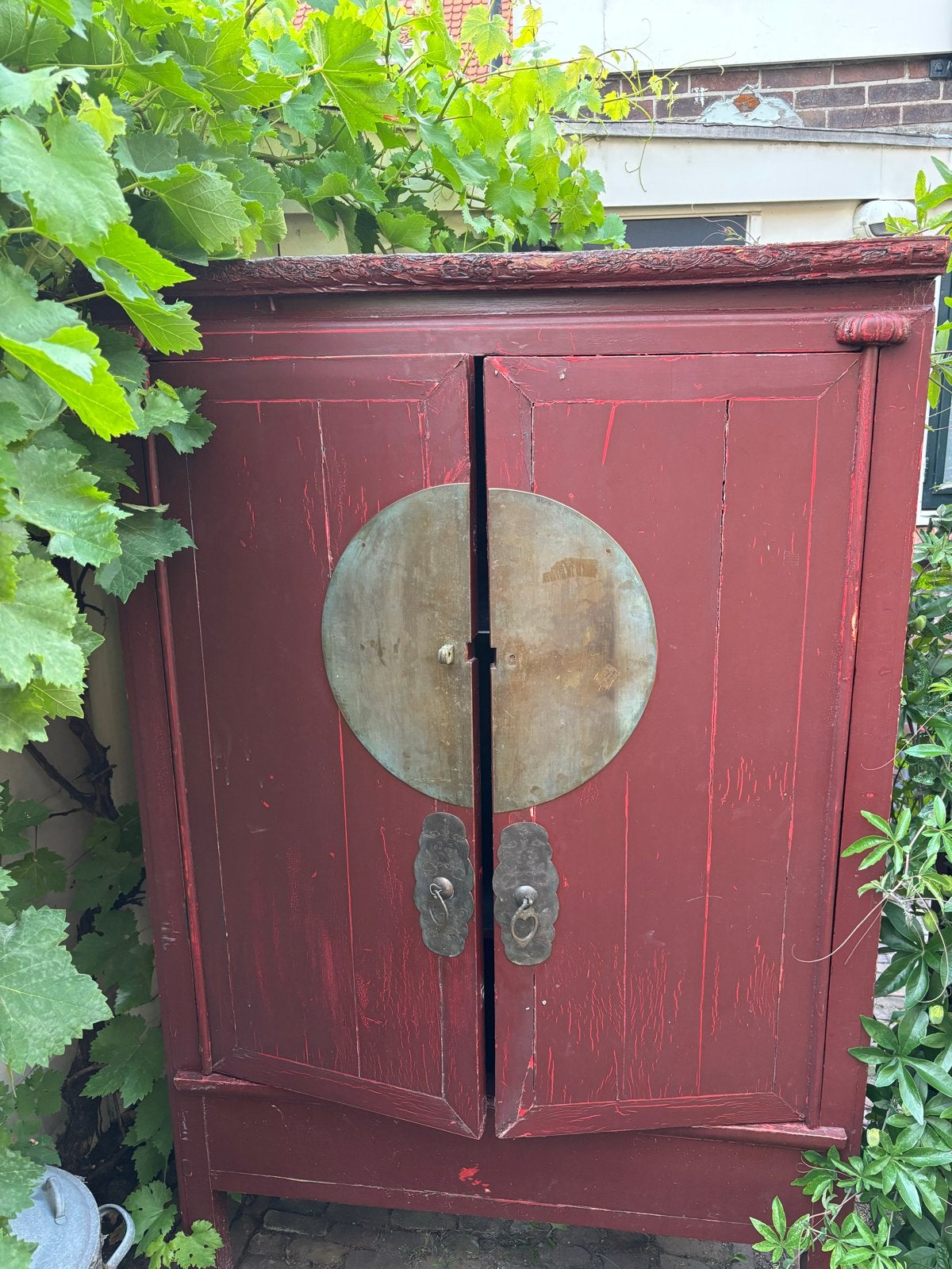 Gratis Chinese kast rood - 170x100x60 cm, Ophalen