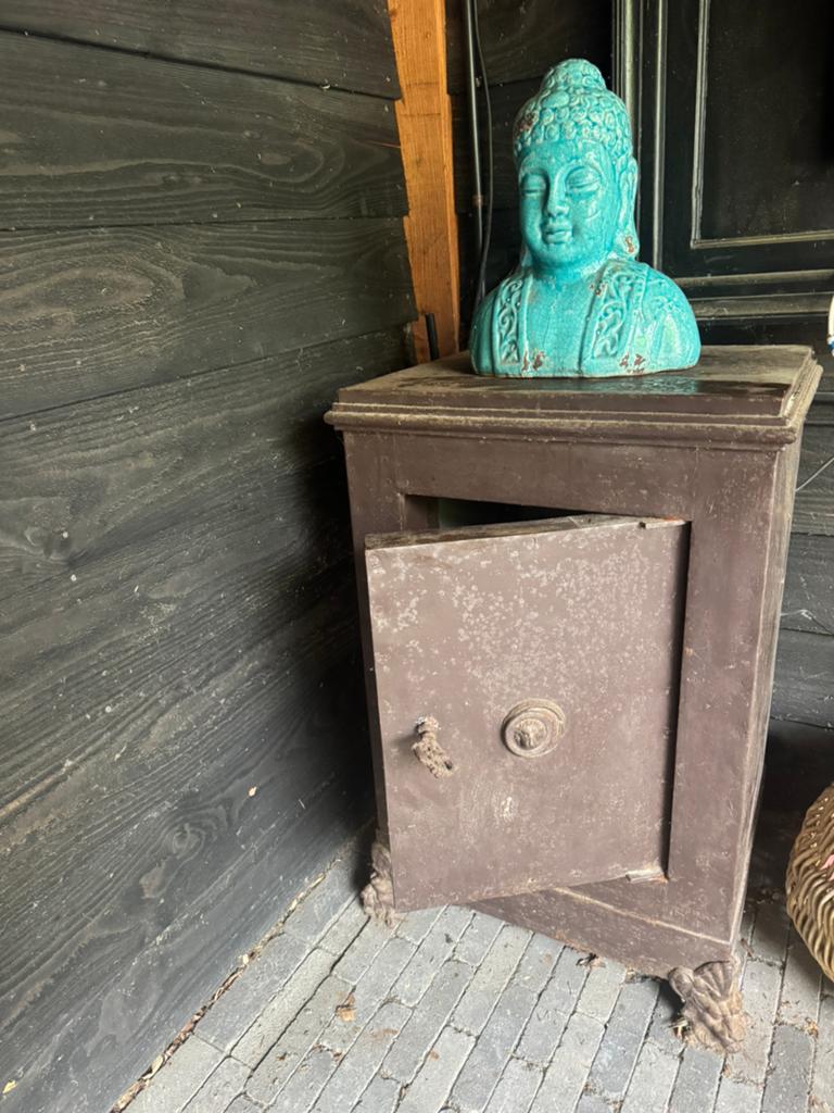 Vintage kluis ijzer, Huis en Inrichting, Ophalen, Gebruikt