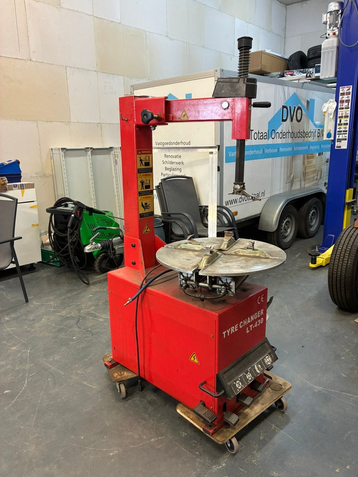 Banden de- en monteermachine, Ophalen, Gebruikt