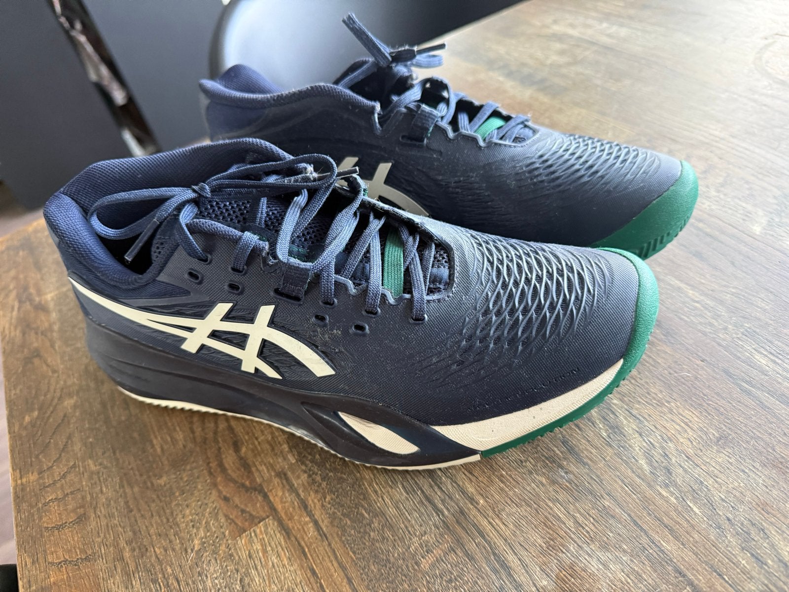 Nieuwe Asics Gel-Resolution X Padel Tennisschoenen Maat 44, Ophalen, Blauw, Sportschoenen, Zo goed als nieuw
