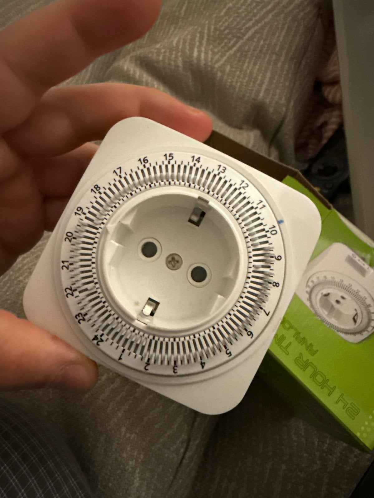 Analoge 24-uurs timer voor stopcontact, Ophalen of Verzenden, Zo goed als nieuw