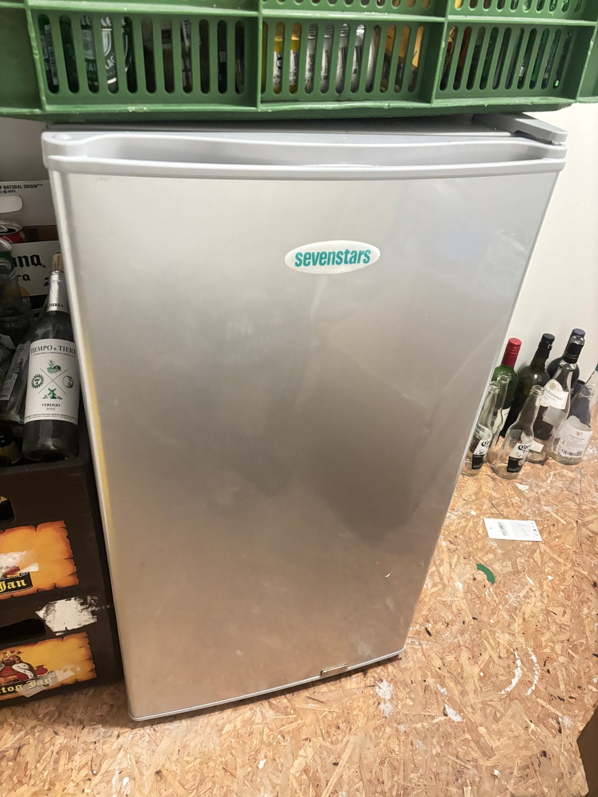 Compacte koelkast van Sevenstars, Witgoed en Apparatuur, 85 tot 120 cm, Minder dan 45 cm, Ophalen of Verzenden, Minder dan 75 liter