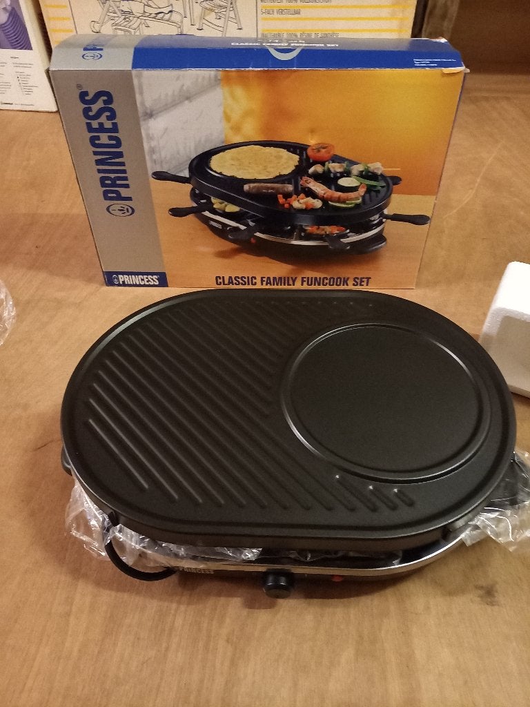 Gourmetstel (Princess), Witgoed en Apparatuur, Ophalen, Zo goed als nieuw, 4 t/m 7 personen