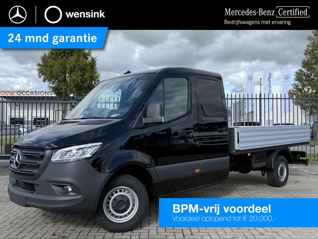 Mercedes-Benz Sprinter 317 CDI OPEN LAADBAK | AUTOMAAT | DC, Auto's, Automaat, Euro 6, 4 cilinders, Zwart