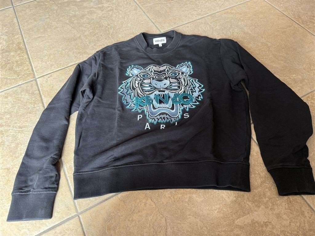 Kenzo Paris - Trui Maat M - Black tiger, Kleding | Dames, Truien en Vesten, Zo goed als nieuw, Maat 38/40 (M), Zwart, Verzenden
