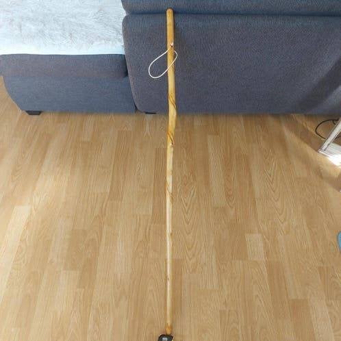 Houten wandelstok, L110cm, D 1,8cm, Ophalen of Verzenden
