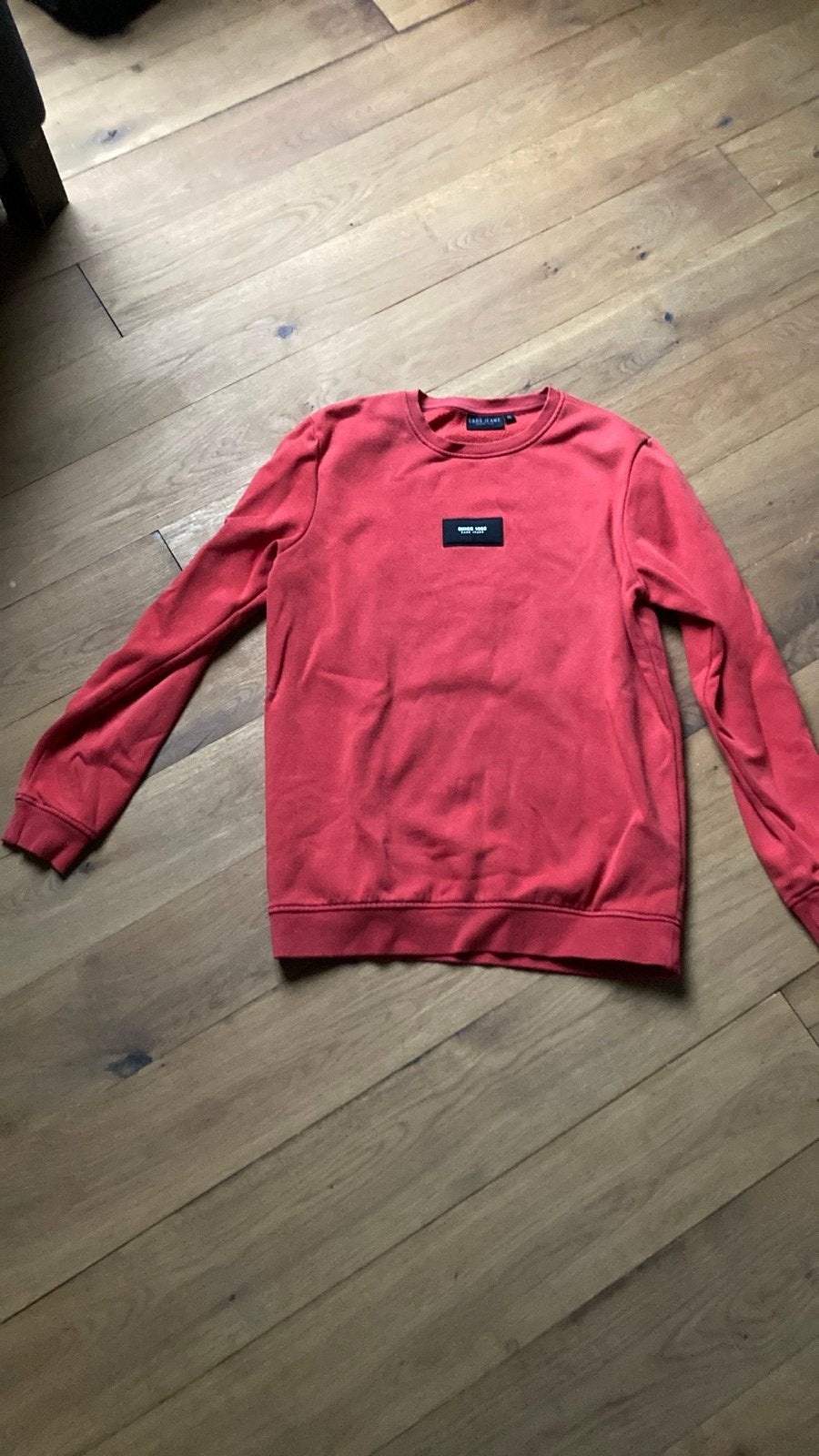 Rode Cars Jeans sweater maat 16/176, Ophalen of Verzenden, Zo goed als nieuw, Jongen of Meisje, Trui of Vest