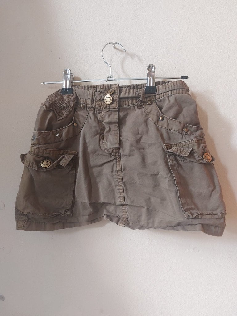 Stoere cargo rok van Blu Princess - Maat 10, Gebruikt, Blu Princess, Meisje, Ophalen of Verzenden