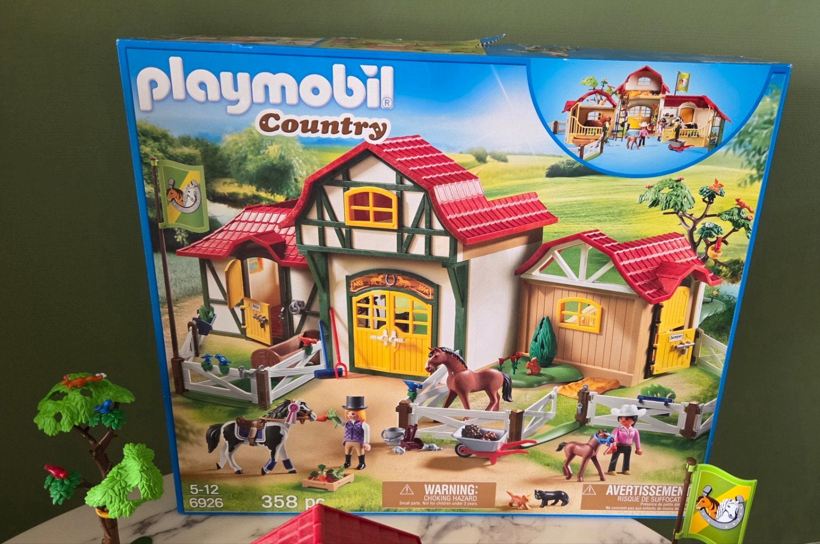Playmobil Country Paardenstal 6926, Kinderen en Baby's, Speelgoed | Playmobil, Ophalen, Gebouw, Complete set, Zo goed als nieuw